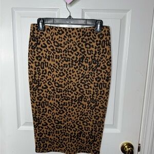 ASOS Animal Print Pencil Skirt